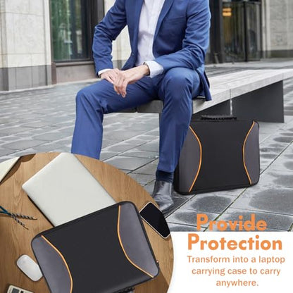 Laptop Sun Shade Laptop Sun Glare Shield Privacy Screen Hood 12-14'' - size: 12-14in