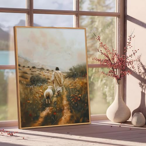 Jesus Paint by Numbers Kit for Adults Framed Canvas 12X16 in, Frameworkless - color: YH02806