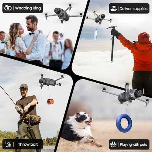 Drone Airdrop System for DJI Mavic 4 Pro,Payload/Delivery/Transport Drop Release Device for DJI Mavic 4 Pro Accessories