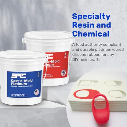 Cast-a-Mold Platinum 2 Gallon, Food Grade Silicone Rubber - size: 2 Gal
