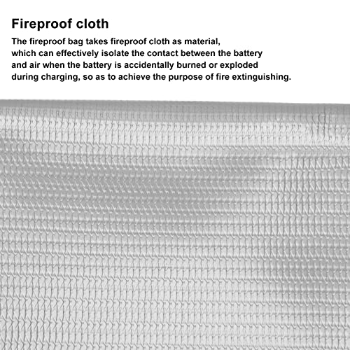 Yosoo Health Gear Fireproof Battery Safe Bag with Retardant Coating, 3 PCS
