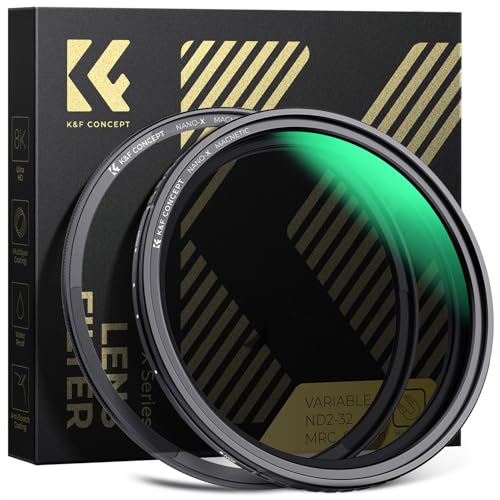 K&F CONCEPT 62mm Magnetic Variable ND 2-32 Filter+Magnetic Ring - size: 62mm