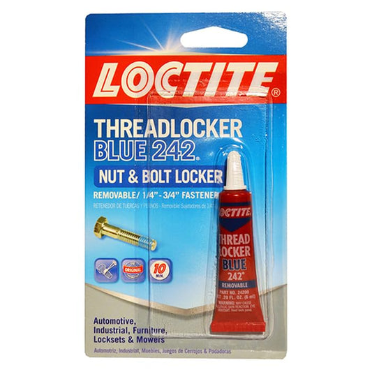 12-Pack of 0.20 oz Loctite 209728 Loctite Threadlocker Blue 242 - size: 12 Pack, style: Blue (Removable) (Pack of 12)