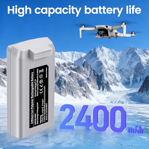 Mini 2, Mini 4K Battery 1 Pack 2400mAh Capacity Intelligent Drone Replacement Battery Maximum Flight time 31 Minutes Compatible with DJI Mini 4K/2/SE/2 SE Drones - size: Mini 4K/2/SE/2 SE Battery*1