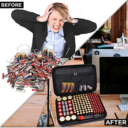 Tamfile Fireproof Battery Organizer Storage Case Waterproof&Explosionproof