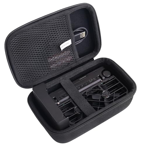 Hard EVA Carrying Case Compatible with HOVERAir X1 Drone with Camera Kit storage case - color: black