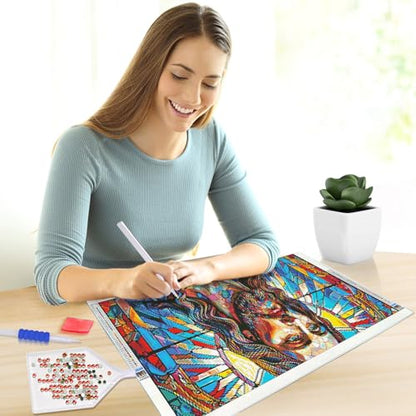 JOOZ Large Diamond Painting Kits for Adults Jesus, 27.5x15.7 Inch - color: Jesus