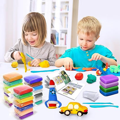 ESSENSON Air Dry Clay, 100 Colors - color: 100 Colors