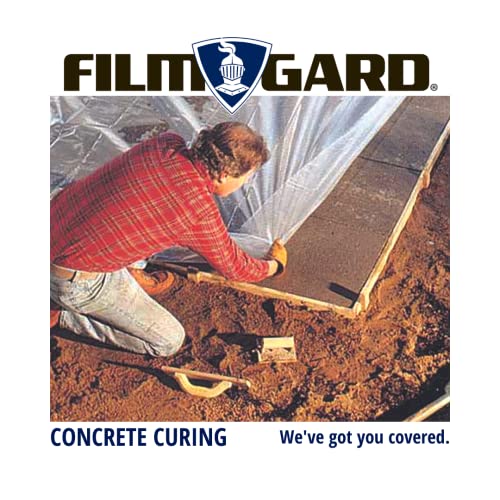 Film-Gard 10' x 100' 4mil Construction Plastic Sheeting and 35" x 100' Trimaco X-Board Paint & Remodel Surface Protector