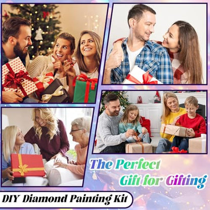 WEMEON Cow Diamond Art Kits for Kids with Frame 7x7 inch - color: Cow03