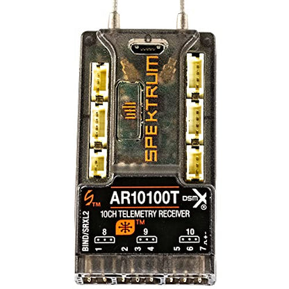 Spektrum AR10100T DSMX 10-Channel Telemetry Receiver, SPMAR10100T