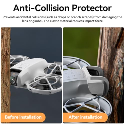DJI Gimbal Camera Guard for Neo Drone, U-Shape Open Front Design Lens Protection Bumper, Anti-Crash & Scratch Resistant, Easy Snap-On