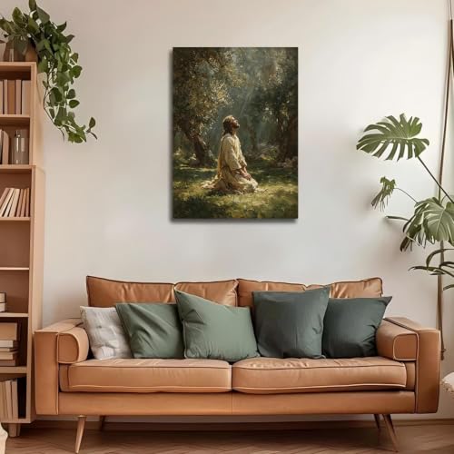 YOLENIX Jesus Paint by Numbers Kit for Adults Beginner (Without Frame) - color: YH05695