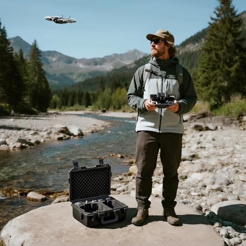Lykus Titan N200 Waterproof Hard Case for DJI Neo 2 and RC-N3 Controller - size: Hard Case