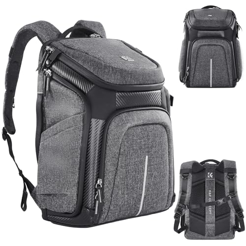 K&F CONCEPT Camera Backpack, Photography DSLR Camera Bag - color: 03-black