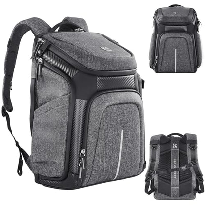 K&F CONCEPT Camera Backpack, Photography DSLR Camera Bag - color: 03-black