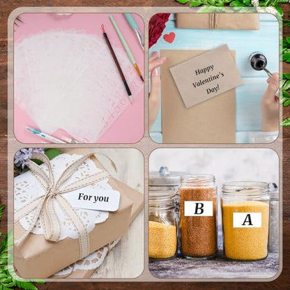 1/2, 3/4, 1, 2 Inch Letter Stencils for Painting 14 Pack Number Stencils