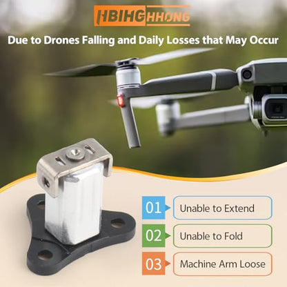 Front Arm Axis Replacement for DJI mini 4 pro/Mini 3 Front Arm Hinges Arm Shaft for DJI mini 4 Pro Drone Accessories Parts with Repair Tools