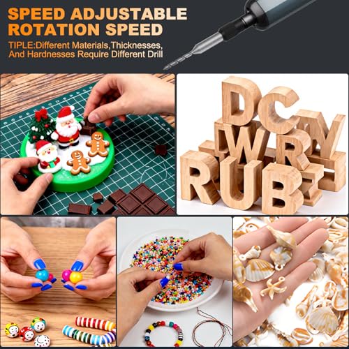 Mini Electric Screwdriver, Drilling & Screwdriver Precision Screwdriver Set - color: 76 Grey