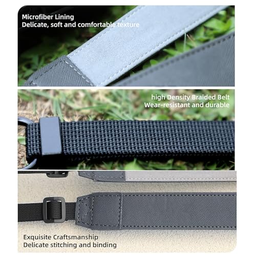 Neck Strap Lanyard for DJI Matrice 4 RC Plus 2 Controller Necklace Leather Strap Shoulder Belt Compatible with DJI Matrice 4T/4E/400/4D/4TD Drones Controller Transmitter Accessories