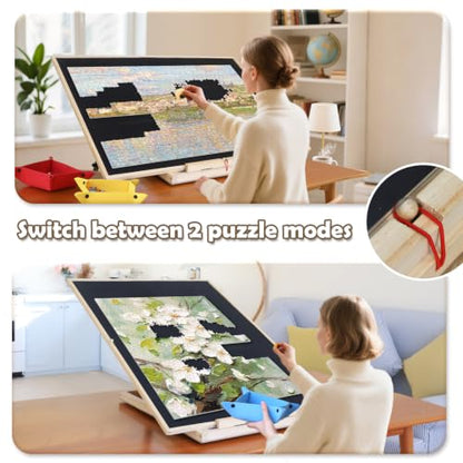 Wdmiya Rotating Puzzle Board 1500 Pieces - Vertical & Horizontal Adjustable