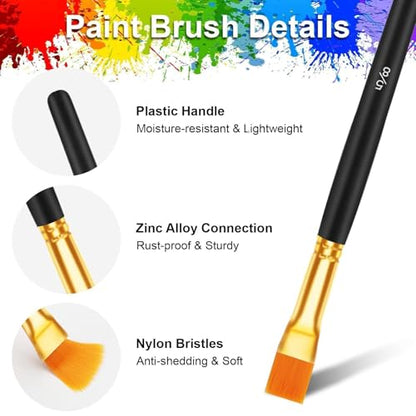 EEEKit Palette Knife Set: 23PCS Painting Tools for Oil Canvas/Watercolor/Acrylic