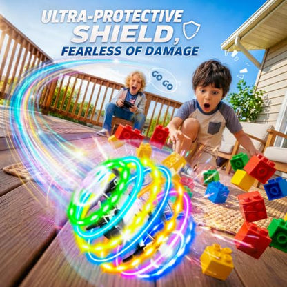 Veeniix Drone for Kids 360° RGB Rotation RC Quadcopter Altitude Hold - color: Multicolor