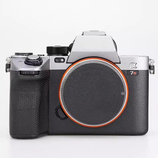 Anti-Scratch Camera Cover Skin Sticker for Sony Alpha A7RV A7R5 A7RM5 Protector Vinyl Film Skin Protective Decoration (Silver+Frosted Black) - color: Silver+Frosted Black