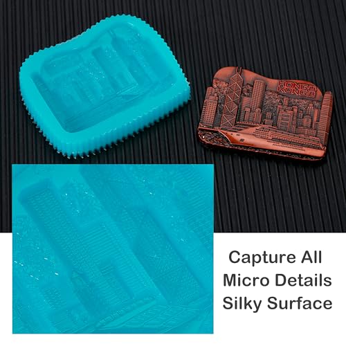 BBDINO Super Elastic Silicone Mold Making Kit 8A Clear 2.42lbs - color: 38.8 Oz Clear