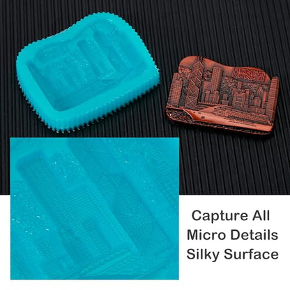 BBDINO Super Elastic Silicone Mold Making Kit 8A Clear 2.42lbs - color: 38.8 Oz Clear