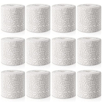 45ft - 211ft Plaster Cloth Rolls White Gauze Strips Wrap Bandages for Craft Belly Cast Mask Making Body Molds Scenery Art(2inch x 207 Feet, White) - size: 2 Inch x 207 Feet