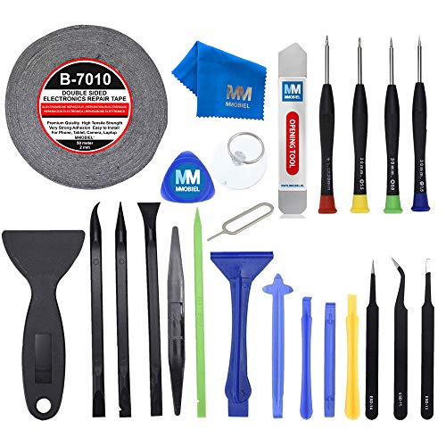 MMOBIEL Repair Tool Kit Compatible with iPhone, iPad, Samsung, Tablet, Laptop, Nintendo and More - Precision Screwdriver Set - 24 Pcs - Complete Professional Universal Toolkit