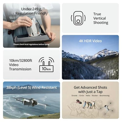 DJI Mini 3 Fly More Combo With DJI RC, 3 Batteries - style: DJI Mini 3 Fly More Combo (DJI RC)
