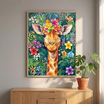 WUSARPLY Giraffe Diamond Painting Kits for Beginner Adults - color: YA008