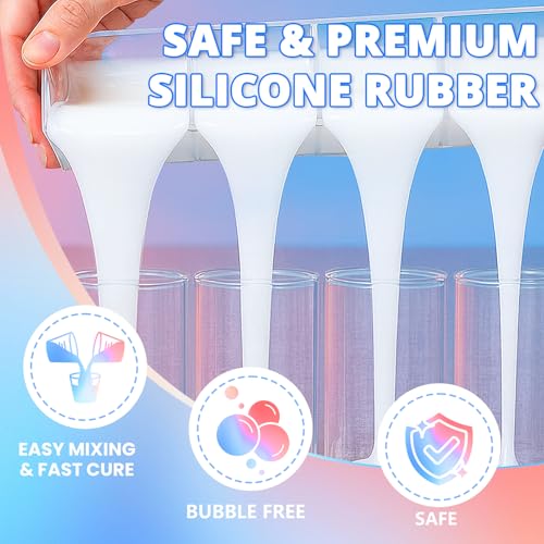 15A Silicone Mold Making Kit 1 Gallon, Platinum Cure 4H Cure - size: 1 GALLON