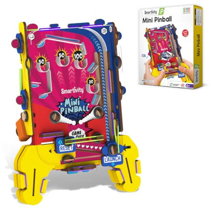 Smartivity Mini Pinball Machine DIY STEM Toy for Kids 6-12 Years - style: Mini Pinball