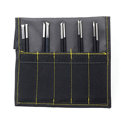 High Carbon Steel 10pcs Stone Carving Chisels/Knives Kits with Alloy Steel Handle