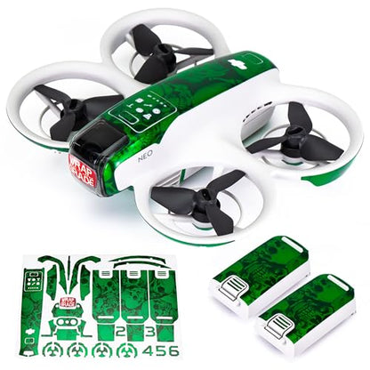 Wrapgrade for DJI NEO Accent Color Sticker (Emerald Skull) - color: Emerald Skull