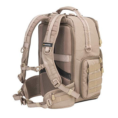 VANGUARD VEO Range T48 Backpack for Pro DSLR/Mirrorless Cameras, Tactical Style – Beige - style: Veo Range T48 Bg