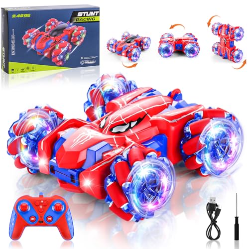 Spider Remote Control Car Headlight Double Sided Off-Road 360° Rotating Car