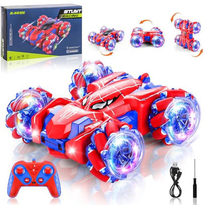 Spider Remote Control Car Headlight Double Sided Off-Road 360° Rotating Car