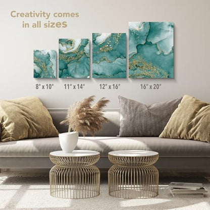 ArtSkills Stretched Canvas for Painting, 8x10 Canvas, 2-Pack Framed - size: 2-Pack 8x10