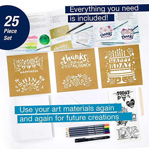 Faber-Castell 20 Minute Studio Card Making for Beginners – Create Your Own DIY Greeting Cards with Watercolors - style: Card Making