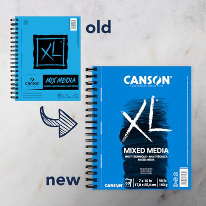 Canson XL Mix Media Pad 7X10 - size: 7x10, style: Mixed Media