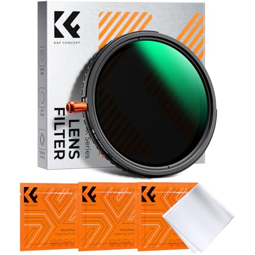 K&F CONCEPT 72mm Black Diffusion 1/4 & Variable ND2-32 & Polarizing-in 1 - size: 72mm