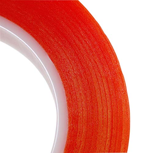 15mm x 25M (0.6" x 82ft) Clear Double Sided Strong Adhesive PET Tape - size: 15mm
