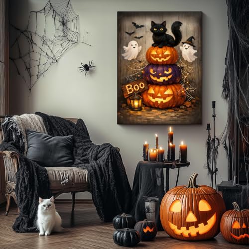 Halloween Diamond Art Kits for Adults,Ghost Pumpkin Diamond Painting - color: DP04573