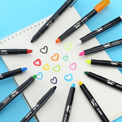 Mr. Pen- Gel Crayons, 12 Pack, Twistable, Non-Toxic