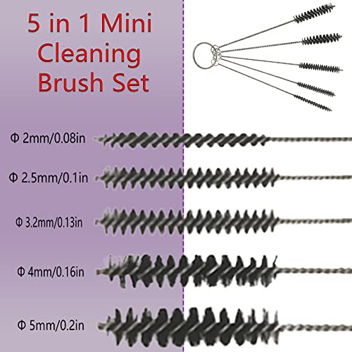 Joyangy Airbrush Cleaning Kit 5 Needles 5 Brushes Spray Gun Cleaner - size: 11pcs