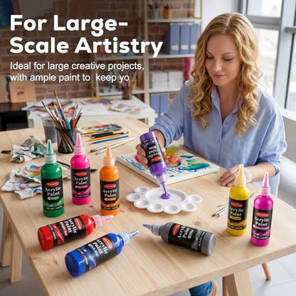 Acrylic Paint Set, 36 Colors, 4 oz/120ml Bottles - color: 120ml 36 Colors